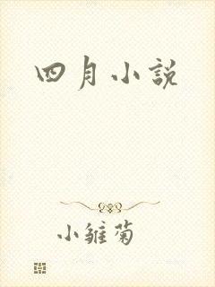 四月小说封面
