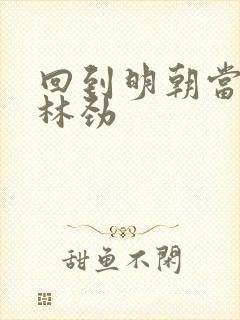 回到明朝当王爷林劲