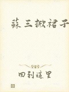 苏三掀裙子
