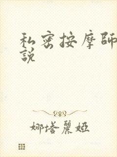 私密按摩师 小说封面