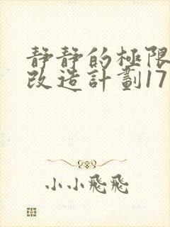 静静的极限自我改造计划17