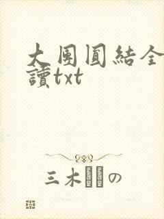 大团圆结全文阅读txt
