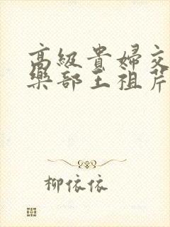 高级贵妇交换俱乐部王祖芹