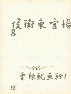 侯卫东官场笔记8