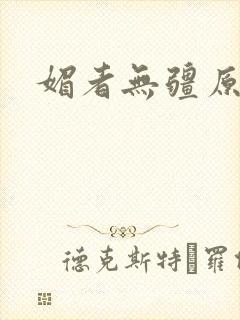 媚者无疆原著