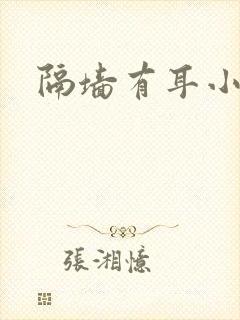隔墙有耳小说