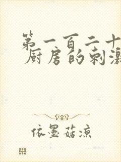 第一百二十三章 厨房的刺激