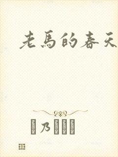 老马的春天敏静封面