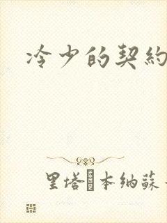 冷少的契约囚奴封面
