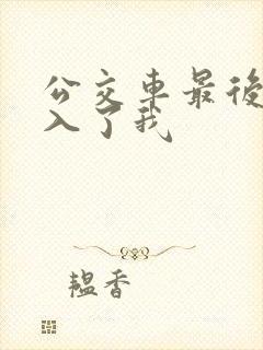 公交车最后一排入了我