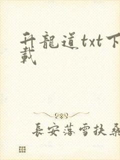 升龙道txt下载封面