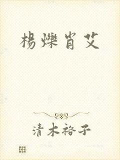 杨烁肖艾封面
