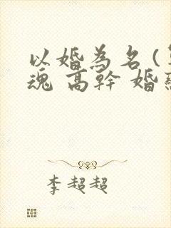 以婚为名 (军魂 高干 婚恋)