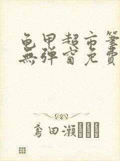 龟甲超市笔趣阁无弹窗免费阅读