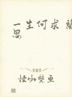 一生何求 兰思思