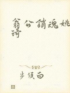 翁公销魂姚瑶琦琦
