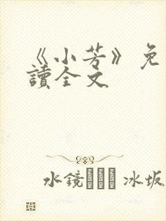 《小芳》免费阅读全文