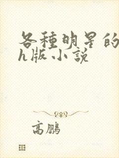 各种明星的综艺h版小说