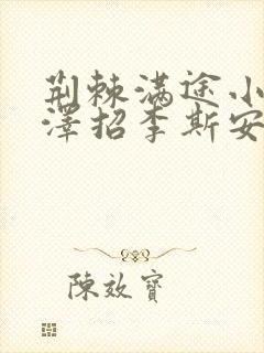 荆棘满途小说李泽招李斯安封面