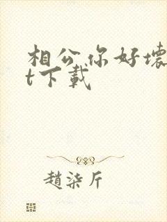 相公你好坏txt下载