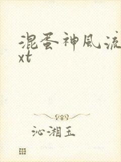 混蛋神风流史txt