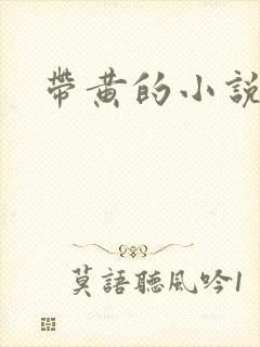 带黄的小说