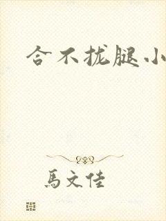 合不拢腿小说