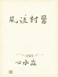 风流村医封面