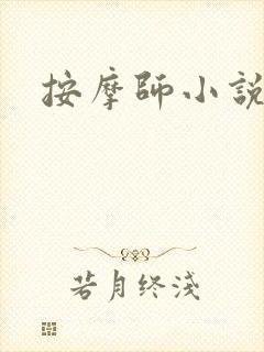 按摩师小说封面