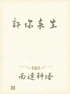许你来生封面