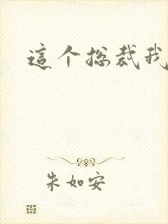 这个总裁我要了