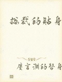 总裁的贴身女佣