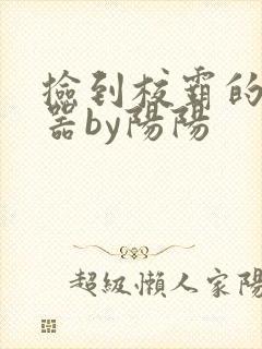 捡到校霸的遥控器by阳阳