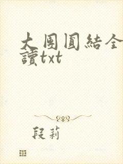 大团圆结全文阅读txt封面