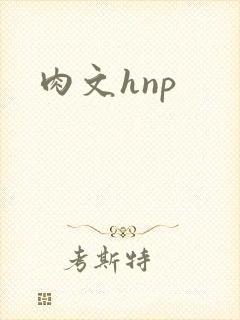 肉文hnp封面