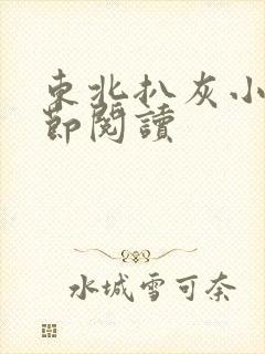 东北扒灰小说分节阅读