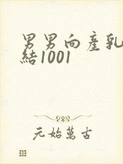 男男向产乳文小结1001封面