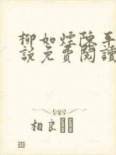 柳如烟陈平安小说免费阅读全文