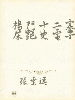 杨门十二寡妇肉床艳史电子书