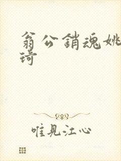 翁公销魂姚瑶琦琦