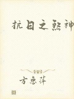抗日之煞神传奇封面