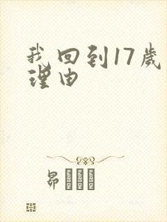 我回到17岁的理由封面