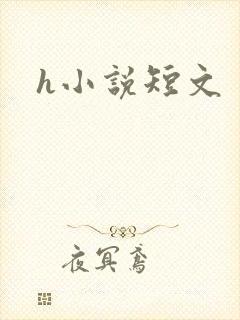 h小说短文封面