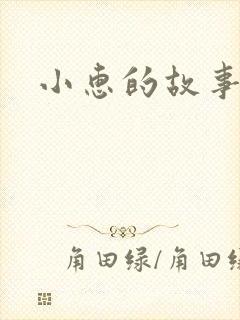 小惠的故事封面
