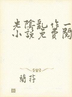光阴乱作一团的小说免费阅读封面