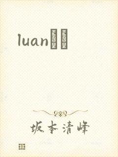 luanС˵封面