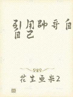 引用帅哥自己玩自己