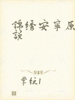 锦绣安宁原著小说