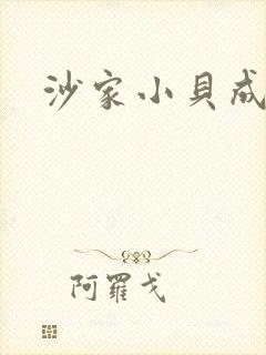 沙家小贝成长记封面
