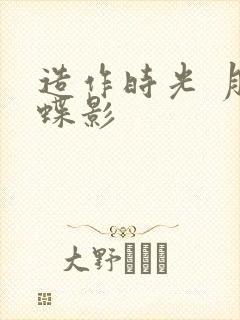 造作时光 月下蝶影封面